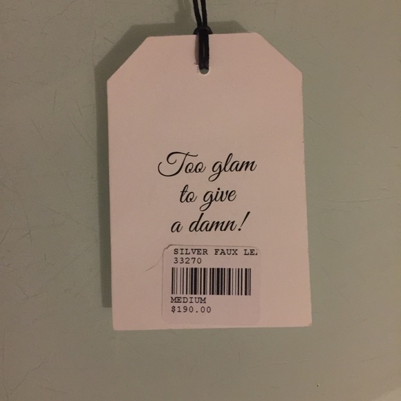 NLA DESIGNS METALLIC RUFFLED HEM PANTS - Picture 7 of 9